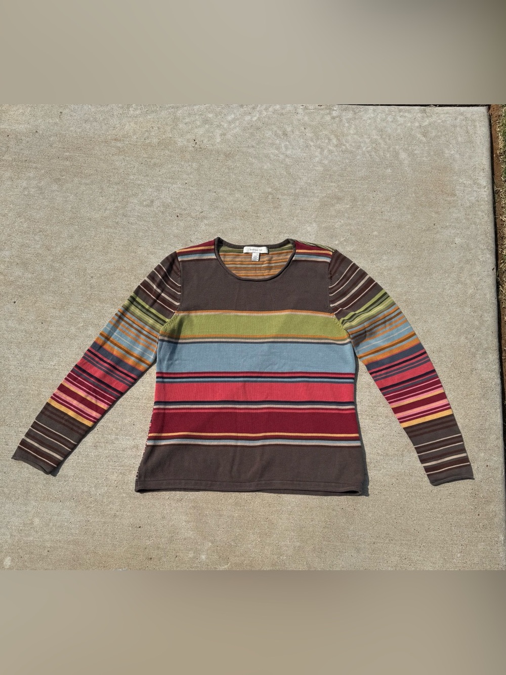 Vintage Cotton Y2K Madison Hill Striped Sweater